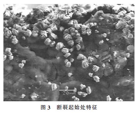 斷裂起始處特征