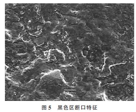 黑色區斷口特征